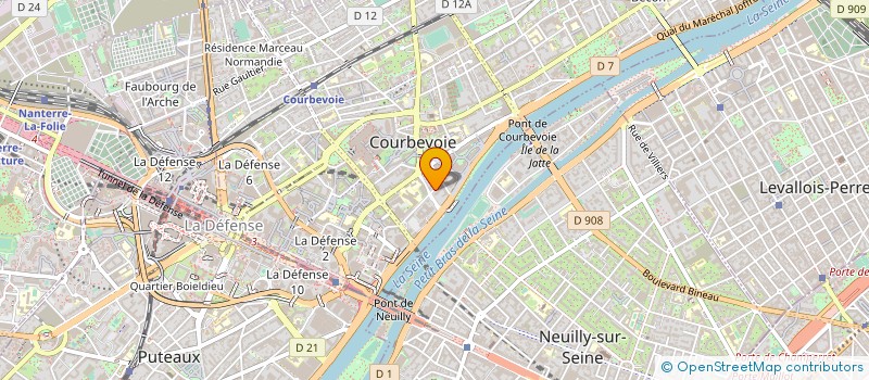 localisation de l'entreprise OPTION EDITING à COURBEVOIE