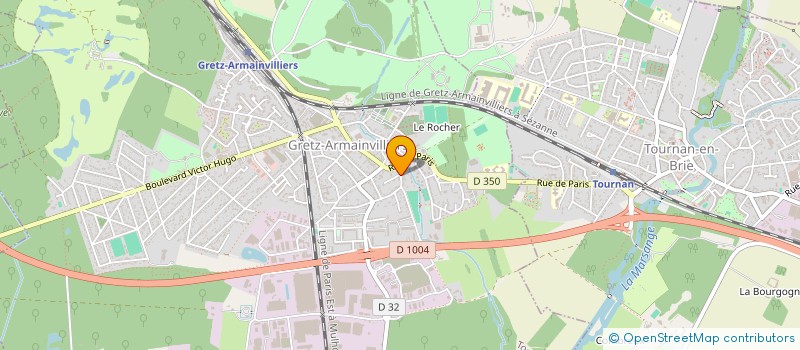 localisation de l'entreprise OPTION ESPACE à GRETZ-ARMAINVILLIERS