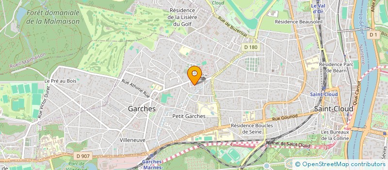 localisation de l'entreprise OPTION INTERNATIONAL à GARCHES