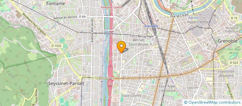 localisation de l'entreprise OPTION MESSAGE à GRENOBLE