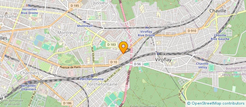 localisation de l'entreprise OPTION MONTESSORI EUROPE G A à VIROFLAY