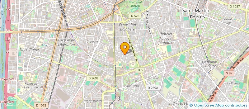localisation de l'entreprise OPTION NATURE  GRENOBLE