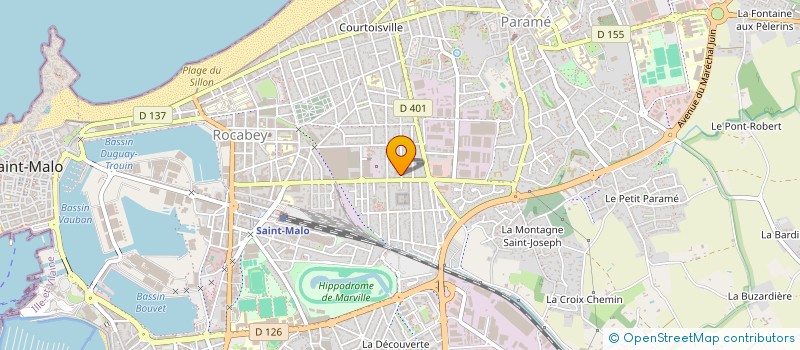localisation de l'entreprise OPTION OUEST à SAINT-MALO