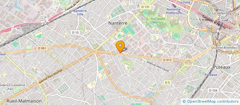localisation de l'entreprise OPTION PLUS à NANTERRE