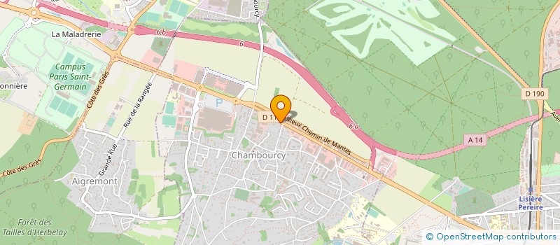 localisation de l'entreprise OPTION VITRES TEINTEES à CHAMBOURCY