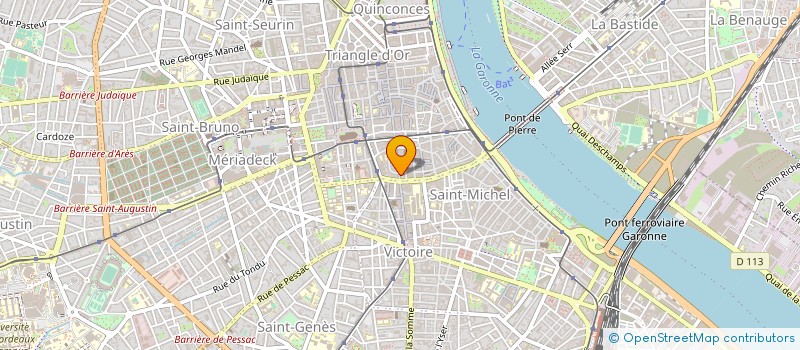localisation de l'entreprise OPTION ZIRCONE à BORDEAUX