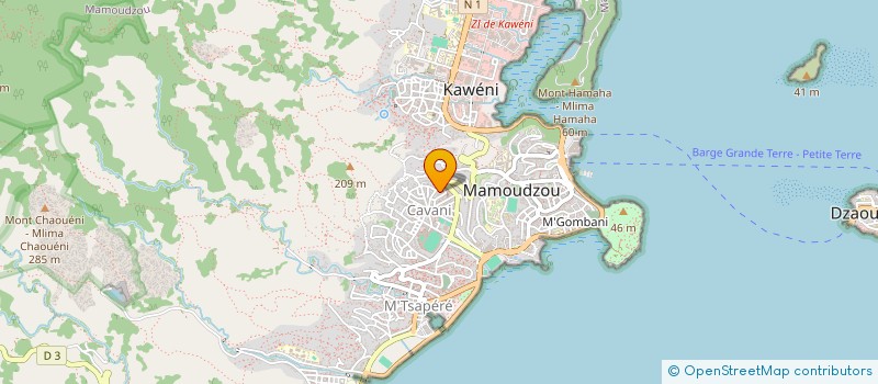 localisation de l'entreprise OPTIONCLIM à MAMOUDZOU