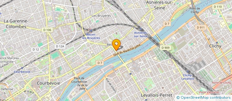localisation de l'entreprise OPTIONPLUS à COURBEVOIE