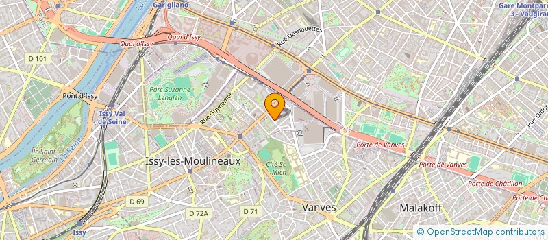 localisation de l'entreprise OPTIONS à ISSY-LES-MOULINEAUX