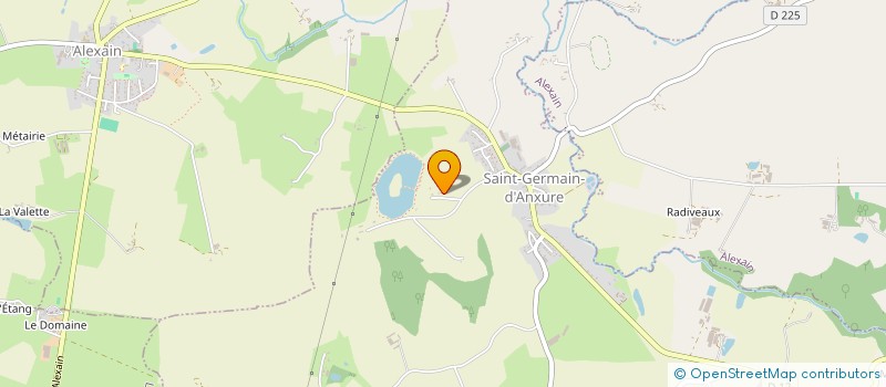 localisation de l'entreprise OPTIPAC'SE - CEE à SAINT-GERMAIN-LE-FOUILLOUX
