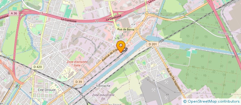 localisation de l'entreprise OPTIPERF à ILLZACH