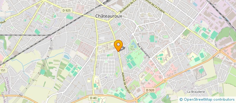 localisation de l'entreprise OPTIPHARM à CHATEAUROUX