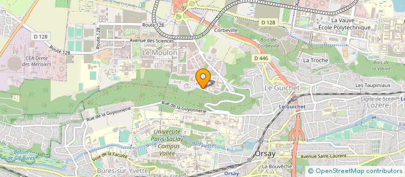 localisation de l'entreprise OPTIPHIC à ORSAY