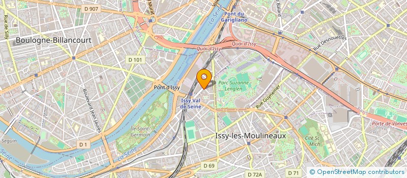 localisation de l'entreprise OPTIPLUS à ISSY-LES-MOULINEAUX