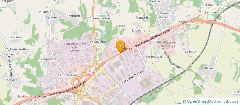 localisation de l'entreprise OPTIPOP  CAUDAN