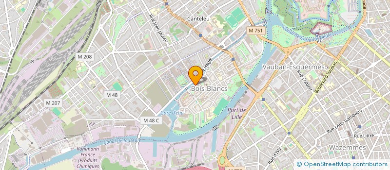 localisation de l'entreprise OPTIPREV à LILLE