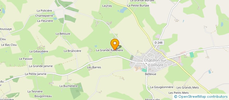 localisation de l'entreprise OPTIQ'ELLIE  CHATILLON-SUR-COLMONT