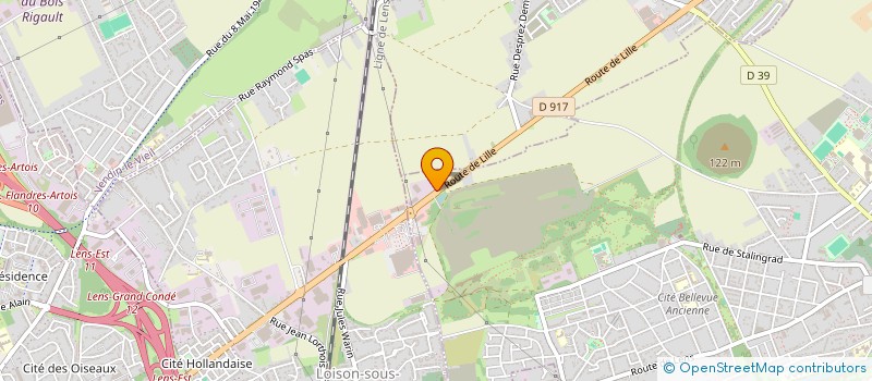 localisation de l'entreprise OPTIQUE 2R  HARNES