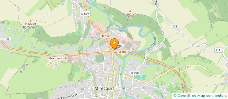 localisation de l'entreprise OPTIQUE 3000 à MIRECOURT