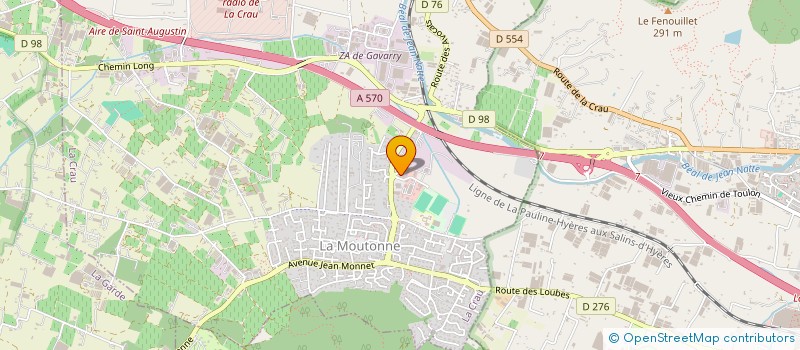 localisation de l'entreprise OPTIQUE 3D  LA CRAU