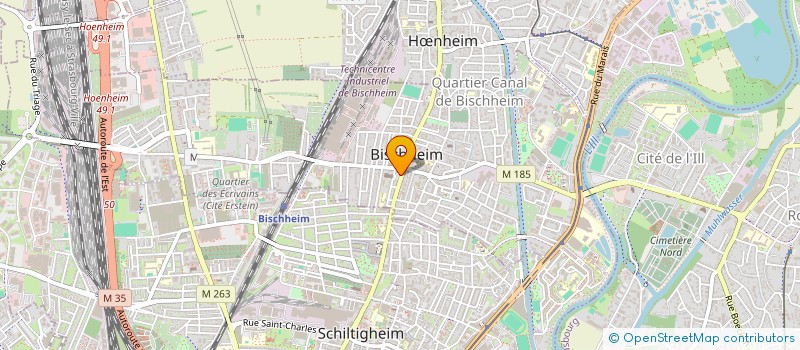 localisation de l'entreprise OPTIQUE  BISCHHEIM