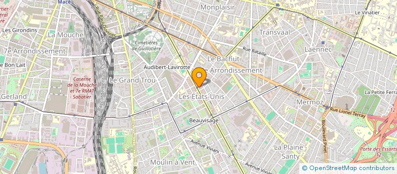 localisation de l'entreprise OPTIQUE 73 à LYON