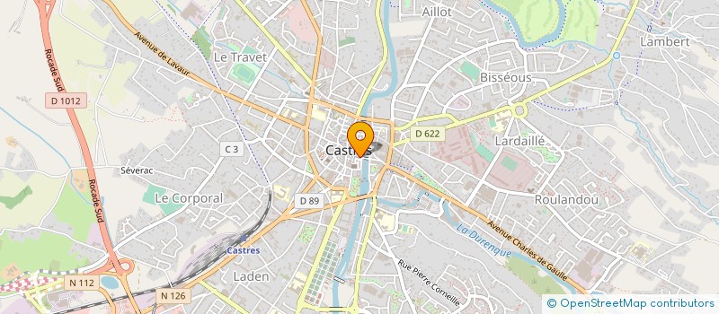 localisation de l'entreprise OPTIQUE 81 à CASTRES