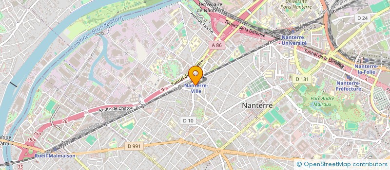 localisation de l'entreprise OPTIQUE 94 à NANTERRE