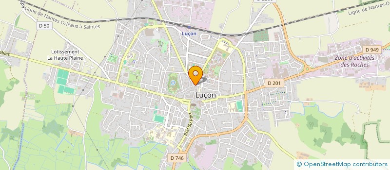 localisation de l'entreprise OPTIQUE A2 à LUCON