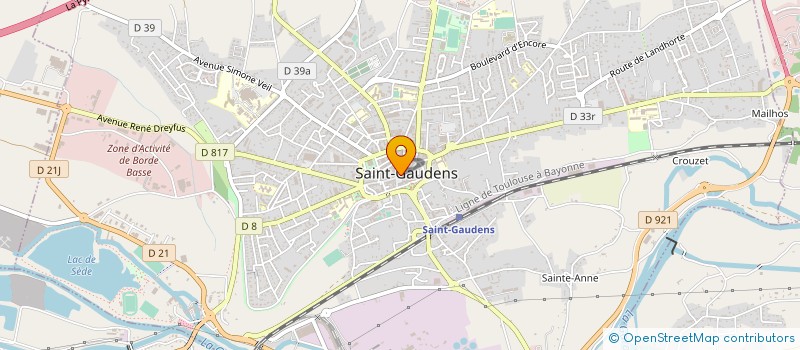 localisation de l'entreprise OPTIQUE ACOUSTIQUE MEDICALE PIQUEMIL à SAINT-GAUDENS