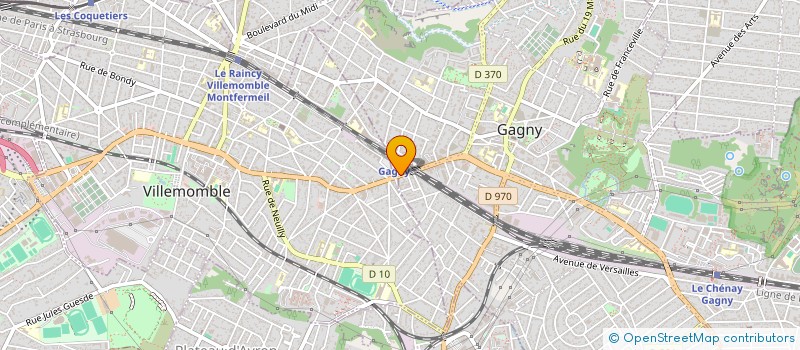 localisation de l'entreprise OPTIQUE ADAM à GAGNY