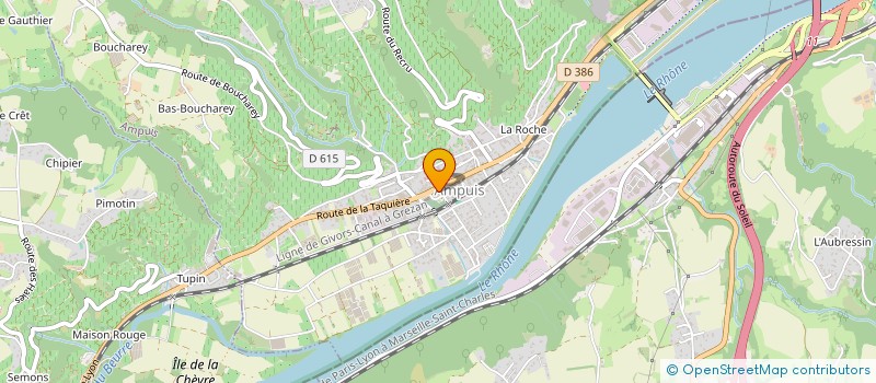 localisation de l'entreprise OPTIQUE AMPUIS  AMPUIS