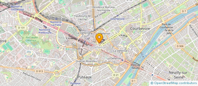 localisation de l'entreprise OPTIQUE AND CO à COURBEVOIE