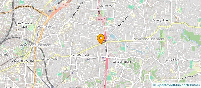 localisation de l'entreprise OPTIQUE ANNA à MARSEILLE