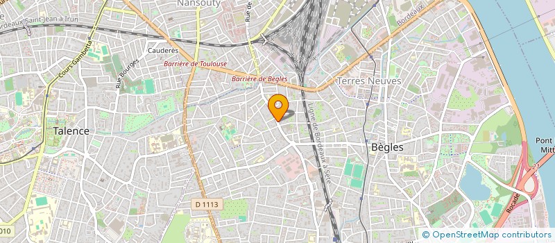 localisation de l'entreprise OPTIQUE AQUITAINE DIFFUSION à BEGLES