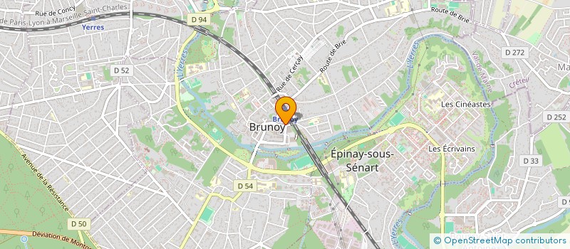localisation de l'entreprise OPTIQUE ATCL à BRUNOY