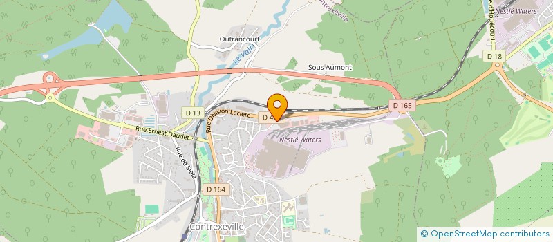 localisation de l'entreprise OPTIQUE AUBE  CONTREXEVILLE