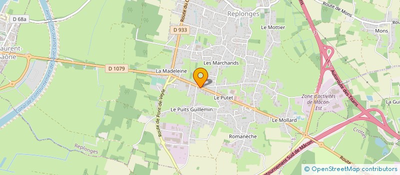localisation de l'entreprise OPTIQUE - AUDITION REPLONGES à REPLONGES