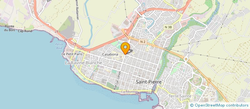 localisation de l'entreprise OPTIQUE BANK à SAINT-PIERRE
