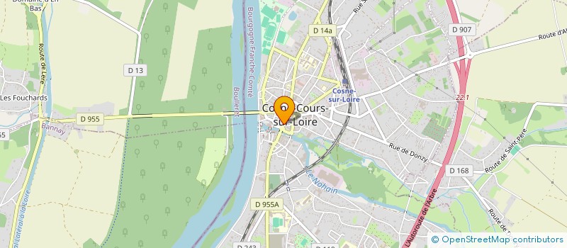 localisation de l'entreprise OPTIQUE BAPTESTE à COSNE-COURS-SUR-LOIRE