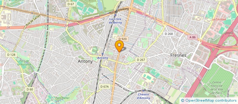 localisation de l'entreprise OPTIQUE BARTHELEMY à ANTONY
