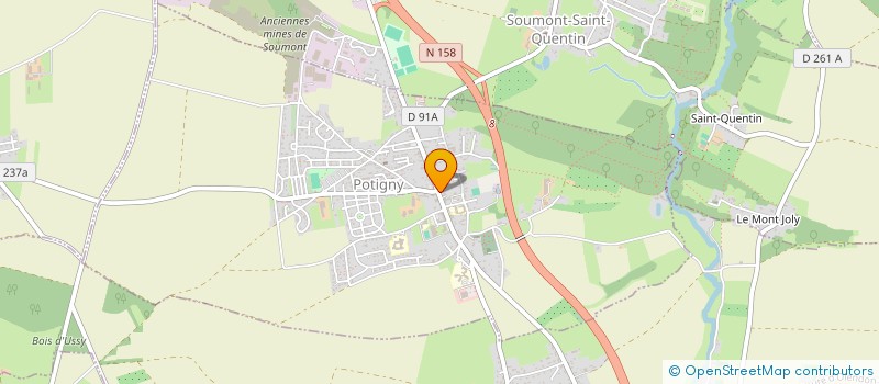 localisation de l'entreprise OPTIQUE BEAU-REGARD  POTIGNY