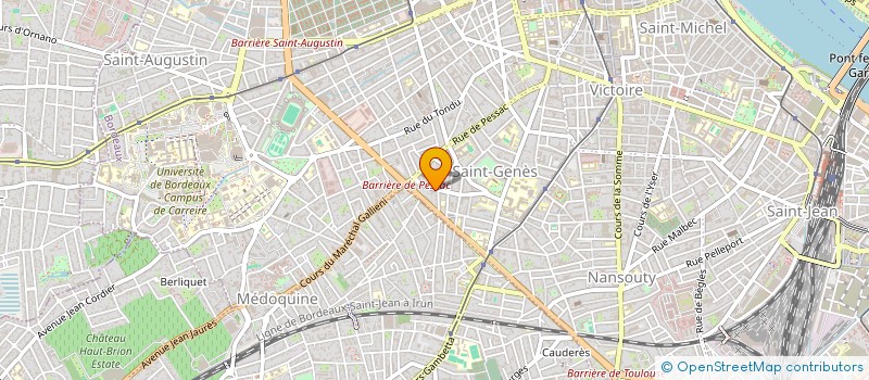 localisation de l'entreprise OPTIQUE BELVEDERE à BORDEAUX