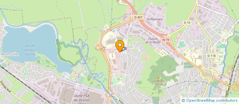 localisation de l'entreprise OPTIQUE BERGERET à VESOUL