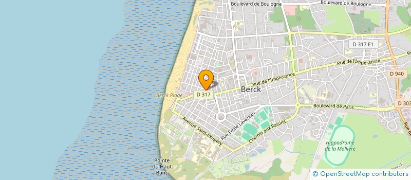 localisation de l'entreprise OPTIQUE BLANGIS à BERCK