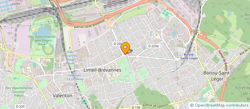 localisation de l'entreprise OPTIQUE BOBEE ET DUFLOT S à LIMEIL-BREVANNES