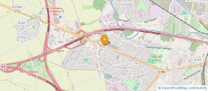 localisation de l'entreprise OPTIQUE BONAPARTE  TINQUEUX