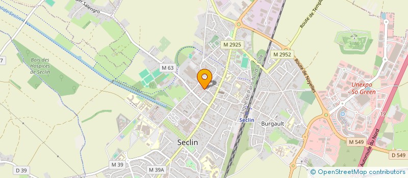 localisation de l'entreprise OPTIQUE BOSTYN à SECLIN