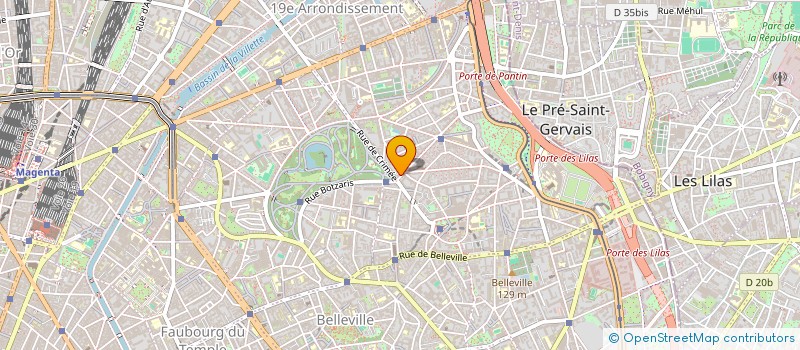 localisation de l'entreprise OPTIQUE BOTZARIS  PARIS