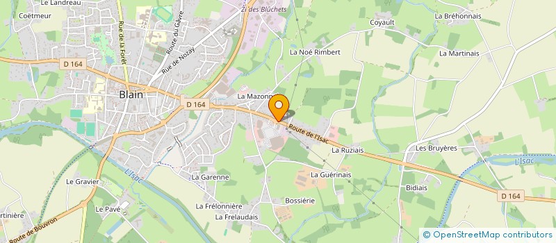 localisation de l'entreprise OPTIQUE BOUTRON TURPIN à BLAIN